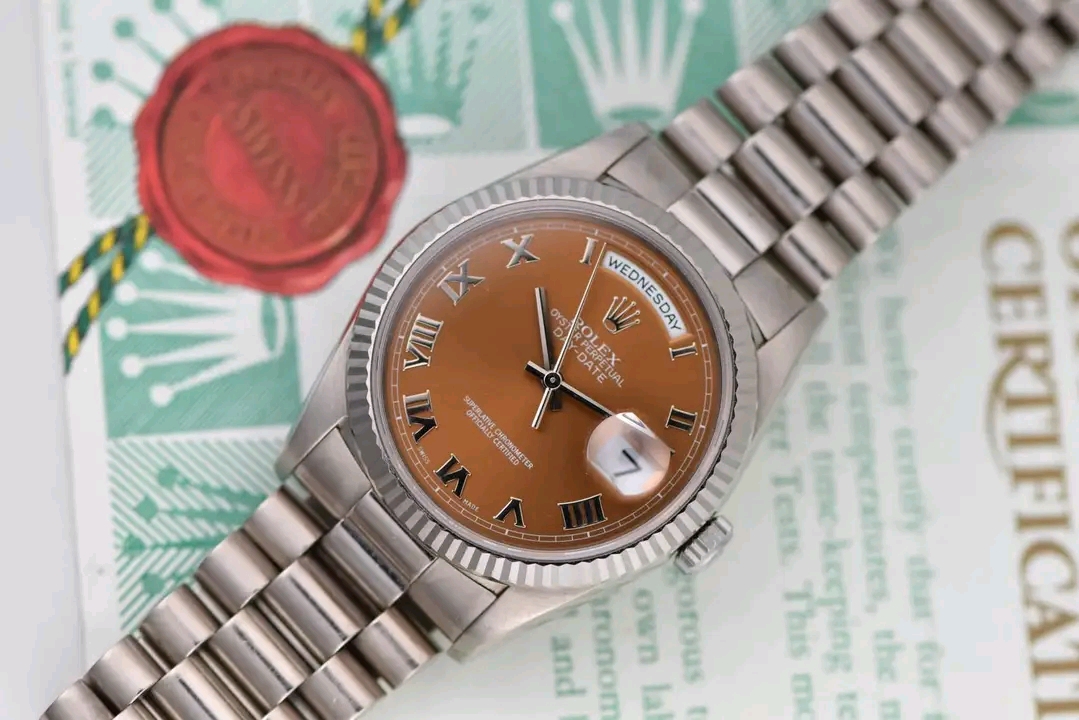 Rolex Day-Date 36 Ref. 18239 Factory Copper Roman Dial
