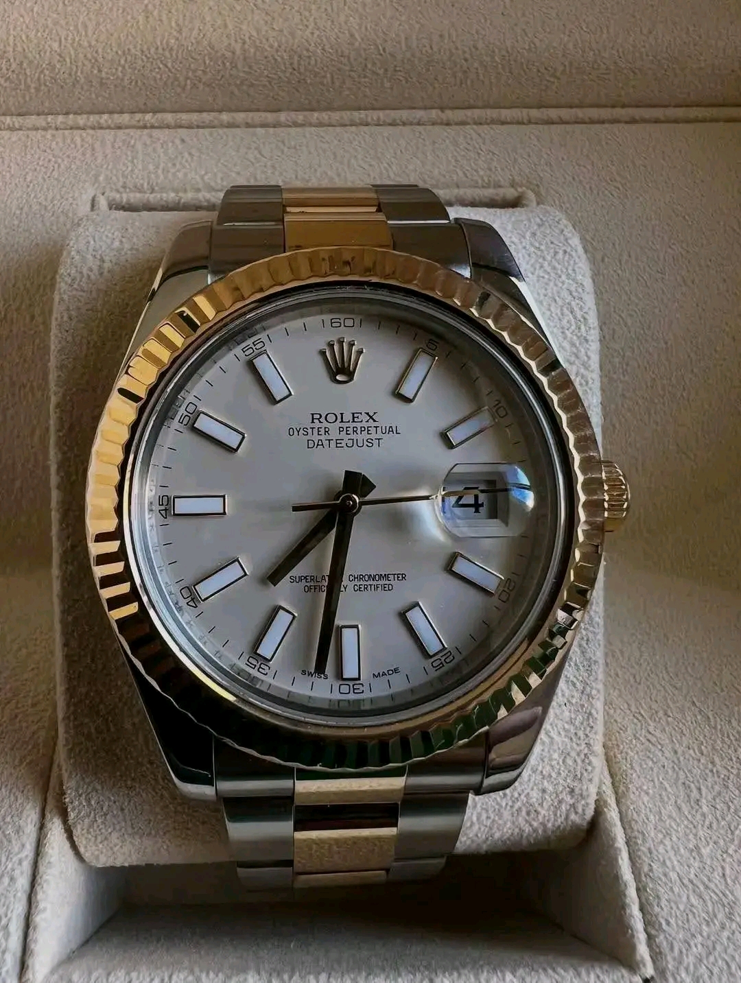 Rolex Datejust Two-Tone White Dial 41 mm Ref. 126333