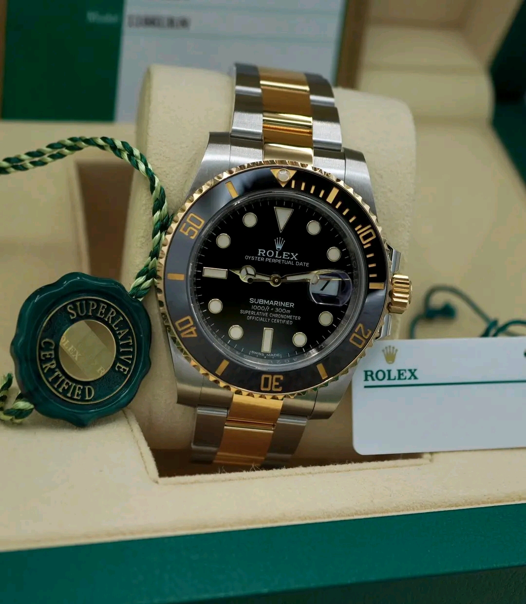2019 Rolex Submariner Date YG & Steel Ref. 116613LN