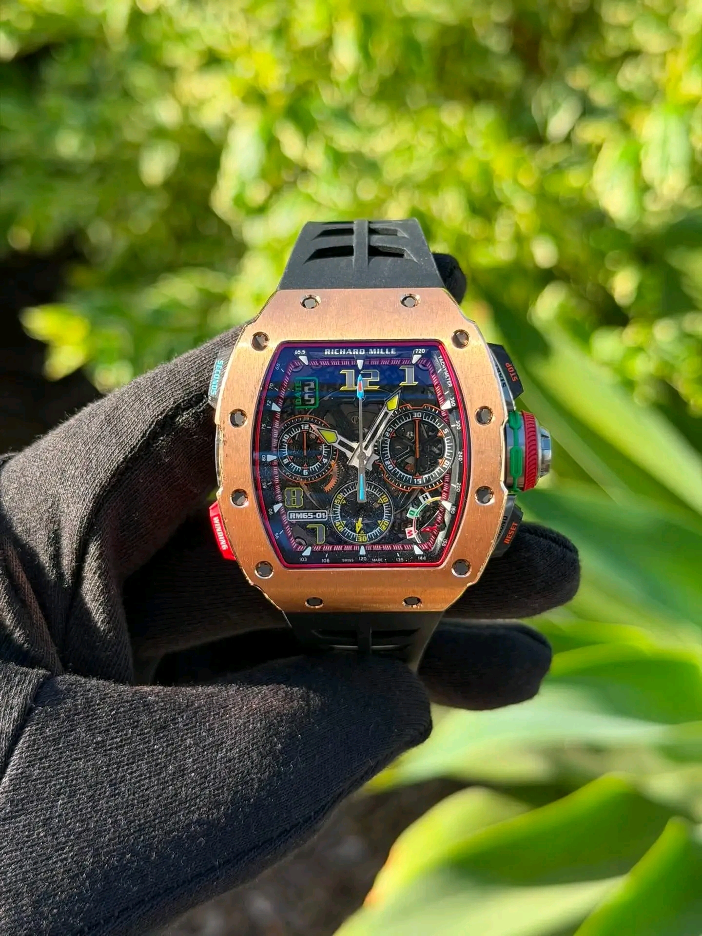 Richard Mille RM 65-01 Automatic Split-Seconds Chronograph Rose Gold